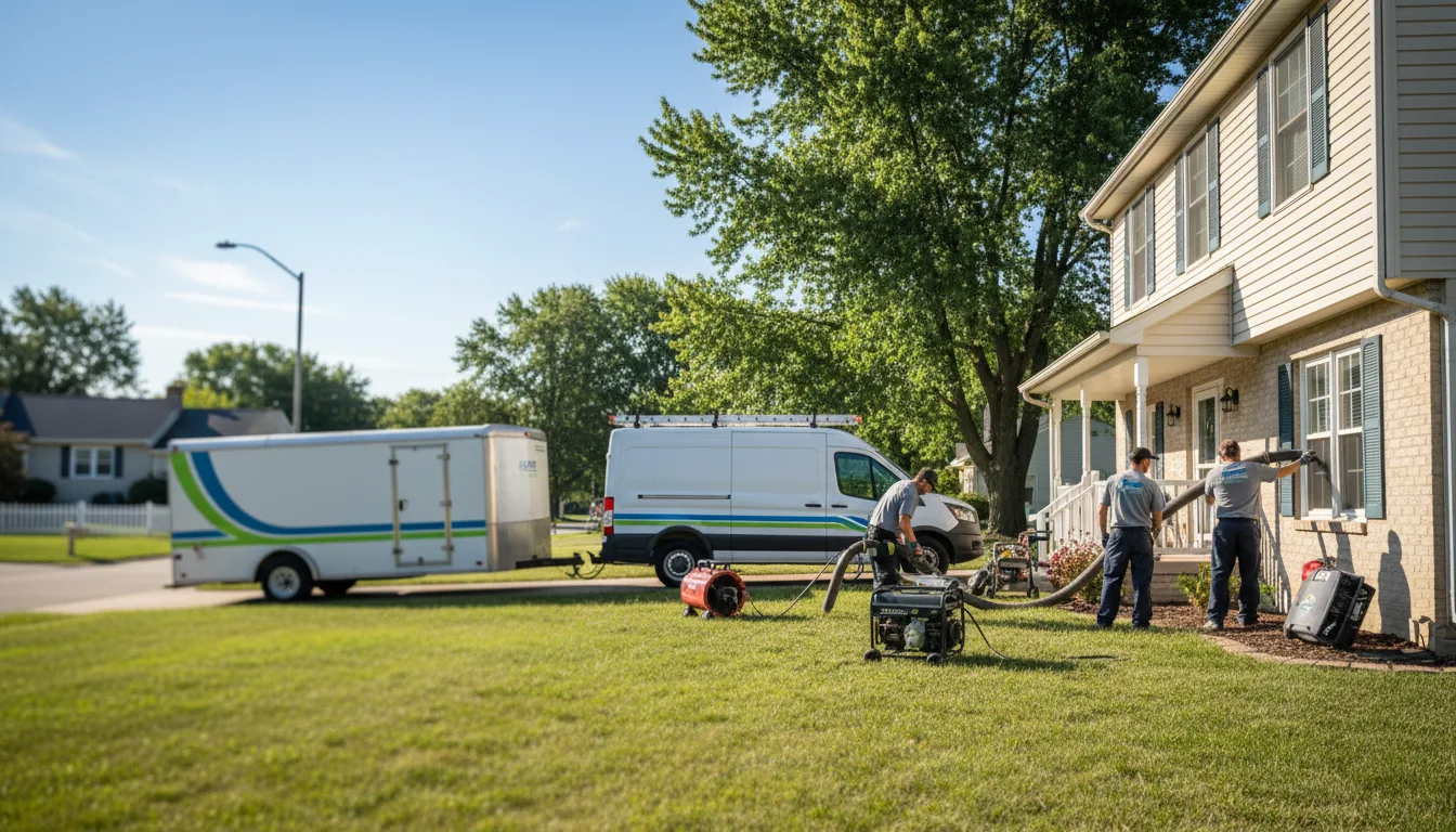 Flooded Basement Restoration And Cleanup With Repair in Barnum, IA near me
